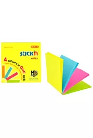 Stickn Notes samoprzylepny Magic Pad Neon 4 kolory