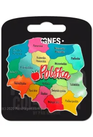 Pan Dragon Magnes I love Poland Polska ILP-MAG-C-PL36