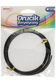 Brewis Druciki florystyczne czarne 3m x 2 mm