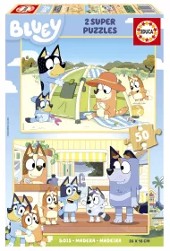 Puzzle drewniane 2x50 el. Blue Educa