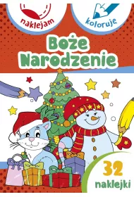 Bo�e Narodzenie. Naklejam i koloruj�