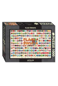 Puzzle 1000 el. Flagi �wiata ArtGlob