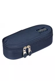 St. Majewski Pi�rnik saszetka usztywniona z wewn�trzn� klapk� St. Navy Blue Vintage