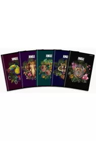 Top-2000 Zeszyt A5 60 kartek kratka 70g Jungle 10szt/opak