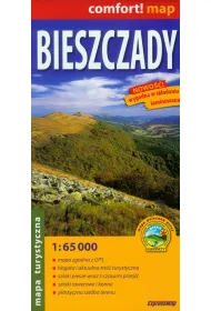 BIESZCZADY MAPA TURYSTYCZNA LAMINAT-EXPRBieszczady Mapa turtstyczna 1:65000 laminowana