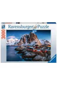 Puzzle 3000 el. Hamnoy na Lofotach Ravensburger