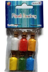Aliga Piasek barwiony 6 kolor�w x 4g