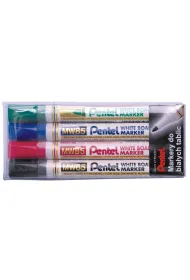 Pentel Marker do tablic MW85-4W 4 szt.