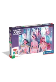 Puzzle 104 Super kolor K-Pop Demon Hunters 21762 Clementoni