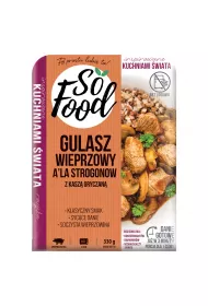 So Food Gulasz wieprzowy ala Strogonow z kasz gryczan 330 g