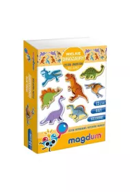 Maksik Du�e dinozaury - zestaw magnes�w