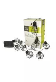 Lampki ogrodowe solarne arwki girlanda loft 10LED