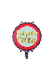PartyDeco Balon foliowy Super Tata 45cm