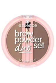 Essence Brow Powder Duo Set puder do brwi 01 Light 1.8 g