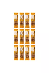 Karma Bars Umiechnij si Baton migdaowy z past z orzechw ziemnych i belgijsk czekolad zgrzewka 12 x 54 g
