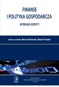 eBook Finanse i polityka gospodarcza. Wybrane aspekty. Tom 43 pdf
