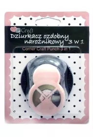 dpCraft Dziurkacz ozdobny naro�ny 3w1 serce MIX
