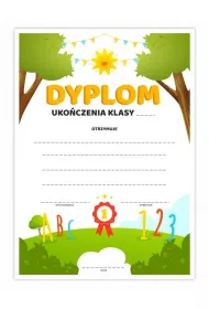 LearnHow Dyplom A4 uniwersalny - Natura 20szt