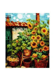 Koh-I-Noor Malowanie po numerach - S�oneczniki 40x50cm