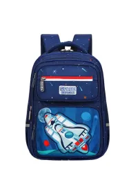 LeanToys Plecak szkolny Kosmos granatowy 20L