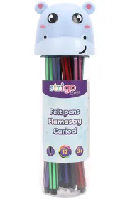 Strigo Flamastry Hipopotam 12 szt.