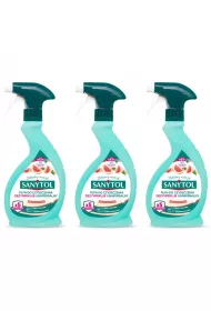 Sanytol Spray uniwersalny o zapachu grejpfruta Zestaw 3 x 500 ml