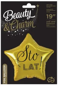 Godan Balon foliowy Sto Lat gwiazda z�oty