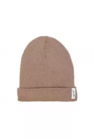 Lodger Czapeczka baweniana brzowa Ciumbelle Beige 6-12 mies.