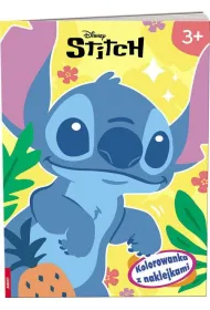 Disney Stich. Kolorowanka z naklejkami