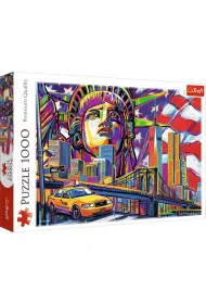 Puzzle 1000 el. Kolory Nowego Jorku Trefl