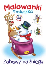 Zabawy na �niegu malowanki maluszka