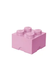 Pojemnik klocek LEGO Brick 4 Jasnor�owy