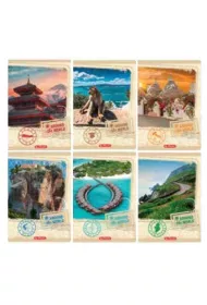 Herlitz Zeszyt A5 Around the World kratka 60 kartek 5 szt.