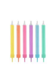 Godan �wieczki Urodzinowe Go Neon 12 szt.