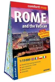 Rome and the Vatican pocked map 1:15 000 laminat midi 2023