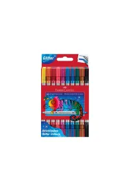 Flamastry Faber-Castell dwustronne brokatowe 10 kolor�w