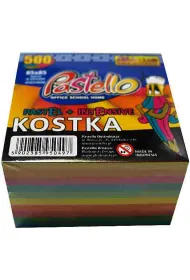 Pastello Kostka klejona 85x85mm 500 kartek kolorowa