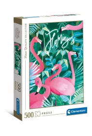 Puzzle 500 el. High Quality Collection. Fantastyczne zwierz�ta flamingi Clementoni