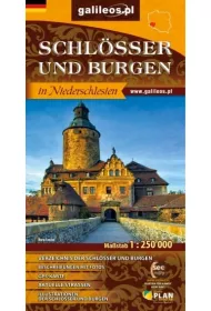 Zamki i pa�ece Dolnego �l�ska. Wersja niemiecka 1:250 000