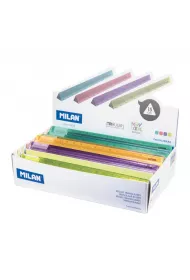 Milan Linijka plastikowa trjktna New Look 15 cm 60 szt.