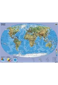 Mapa �cienna �wiat 1:60 000 000