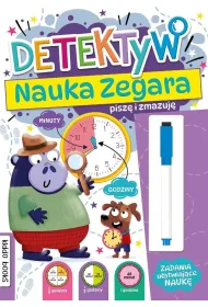 Detektyw. Nauka zegara. Pisz� i zmazuj�