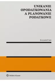 eBook Unikanie opodatkowania a planowanie podatkowe pdf