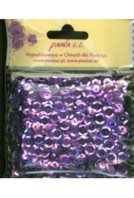 Cekiny metaliczne Paula ciemnofioletowe 7mm, 12g (CE-6C52)