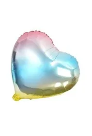 Balon foliowy t�czowy serce