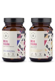Aura Herbals Moja Figura - Ograniczenie �aknienia, kapsu�ki + Moja Figura - Wspomaganie Metabolizmu, kapsu�ki Zestaw Suplement diety 2 x 60 kaps.