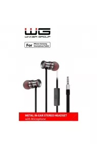Suchawki Douszne Z Mikrofonem Hf Stereo 3,5 Jack Black