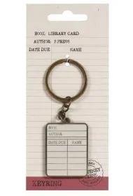 Half Moon Bay Pulteney Press Brelok metalowy - Library card