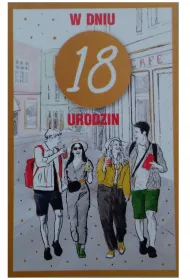 AbCard Kartka okoliczno�ciowa Urodziny 18