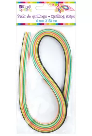 Paski do quillingu basic 6mm, 18 kolor�w